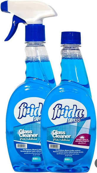فريدا ملمع زجاج +غيار 600 مل