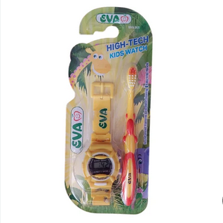 [2170] ايفا فرشه اسنان+ساعه