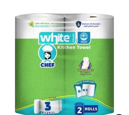 وايت مناديل مطبخ 2 رول