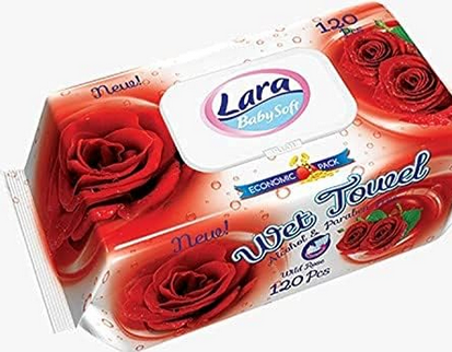 لارا مناديل مبلله 120ق 