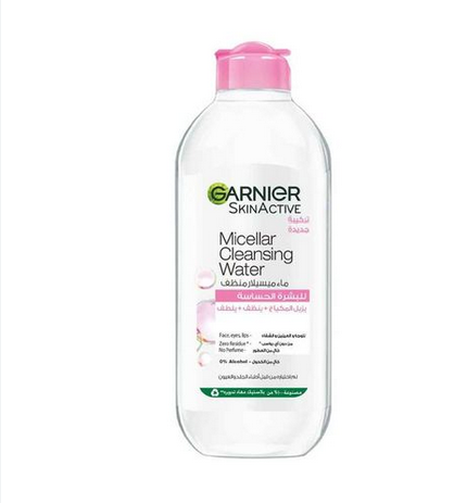 غارنيه ماء ميسلر 400مل (منظف للبشره الحساسه)