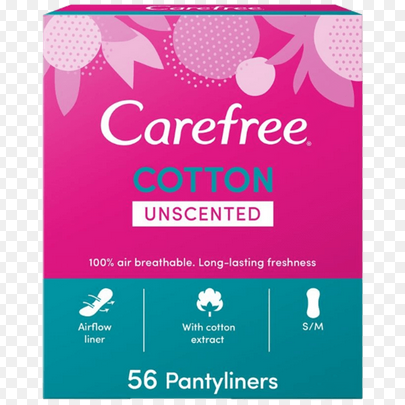 كير فرى فوط يوميه 56 فوطه (ملمس قطن)