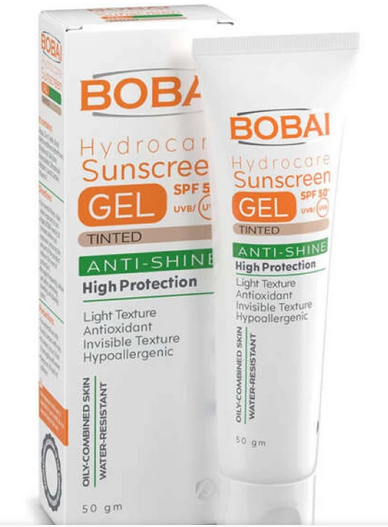 بوباى صن اسكرين جل لايتينج +50