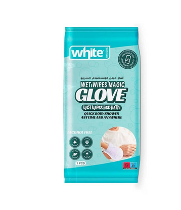 وايت قفاز مبلل للاطفال