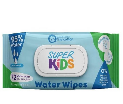 سوبر كيدز مناديل مبلله 72منديل
