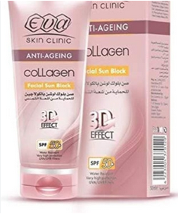 ايفا كولاجين صن بلوك حمايه 50+