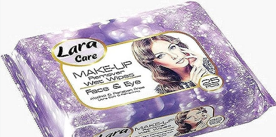 لارا مناديل ازاله مكياج 22منديل  (لافندر)