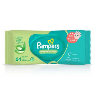 بامبرز مناديل مبلله 64 منديل (ابيض)