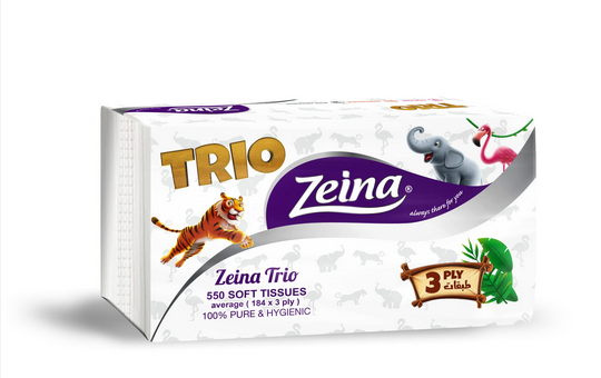 مناديل زينه  550 منديل (3ق)